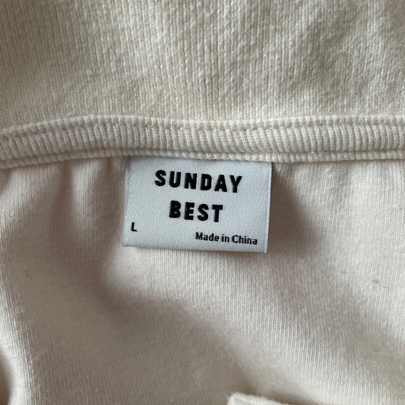 Sunday Best Aritzia Hugo Longsleeve polo shirt cropped - Picture 4 of 6